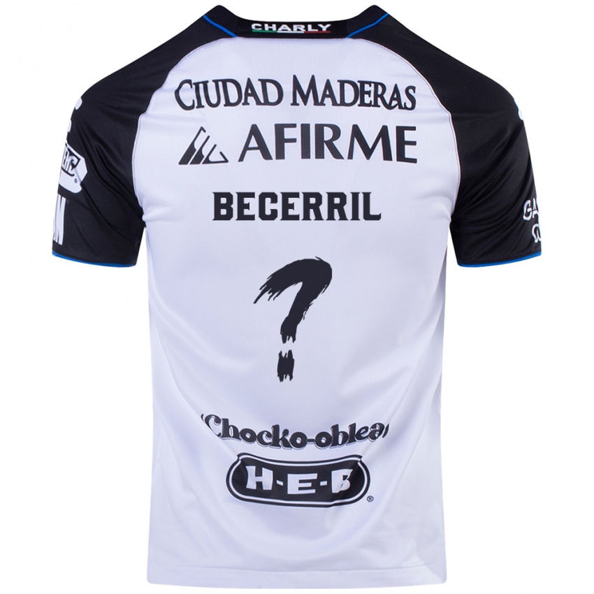 Hombre Camiseta Abner Becerril #0 Azul Negro 1ª Equipación 2024/25 La Camisa Perú