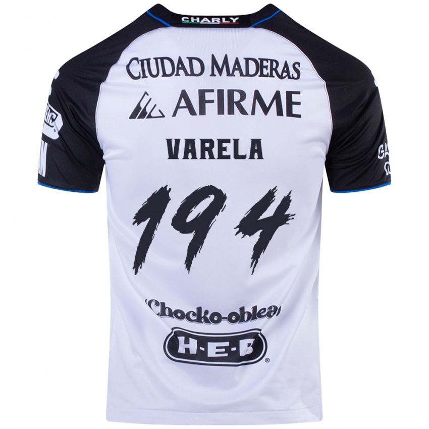 Hombre Camiseta José Varela #194 Azul Negro 1ª Equipación 2024/25 La Camisa Perú