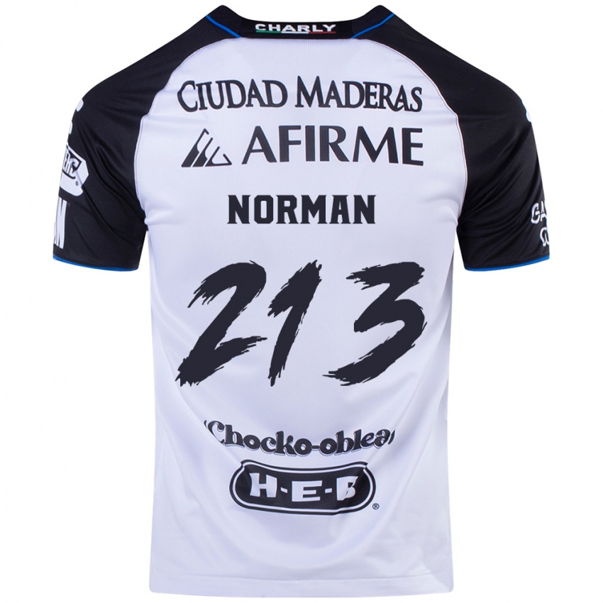 Hombre Camiseta Humberto Norman #213 Azul Negro 1ª Equipación 2024/25 La Camisa Perú