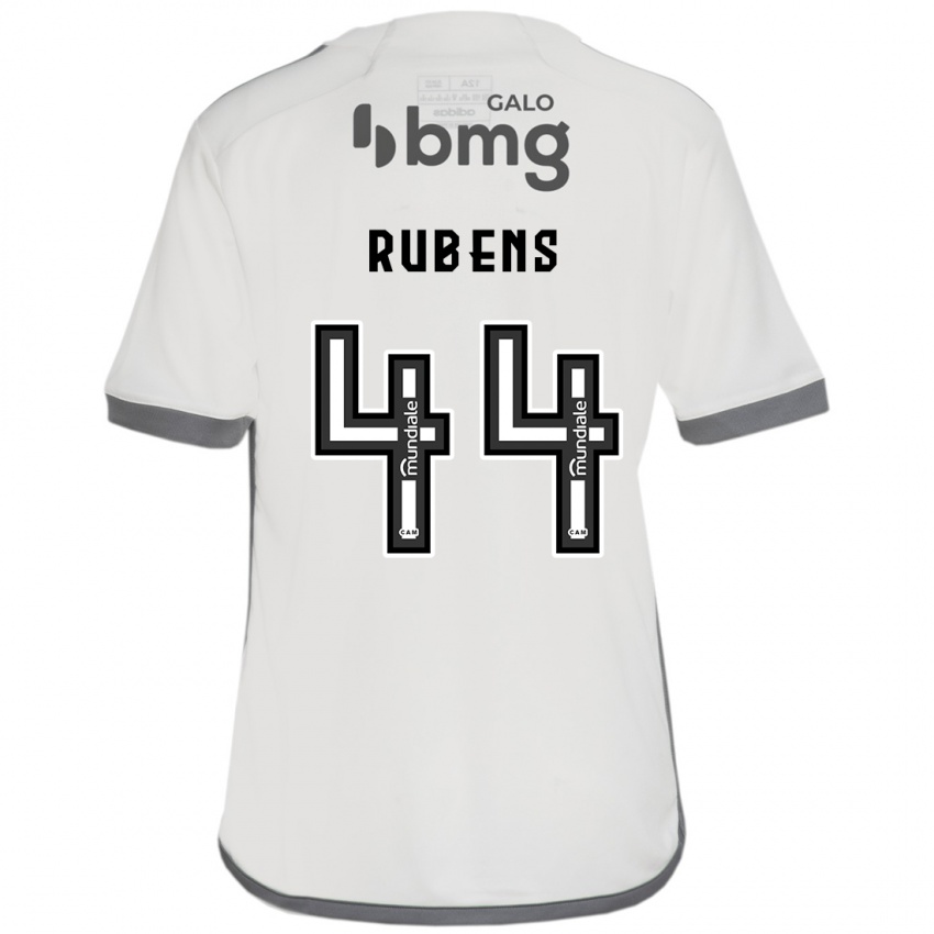 Hombre Camiseta Rubens #44 Blanquecino 2ª Equipación 2024/25 La Camisa Perú