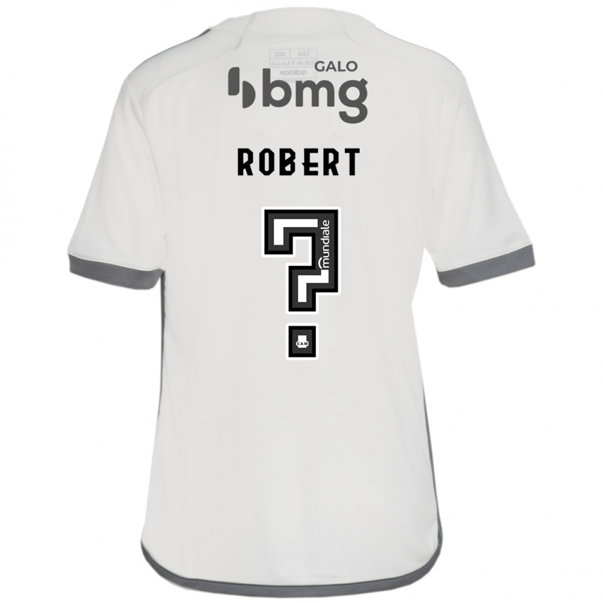 Hombre Camiseta Robert Pinto #0 Blanquecino 2ª Equipación 2024/25 La Camisa Perú