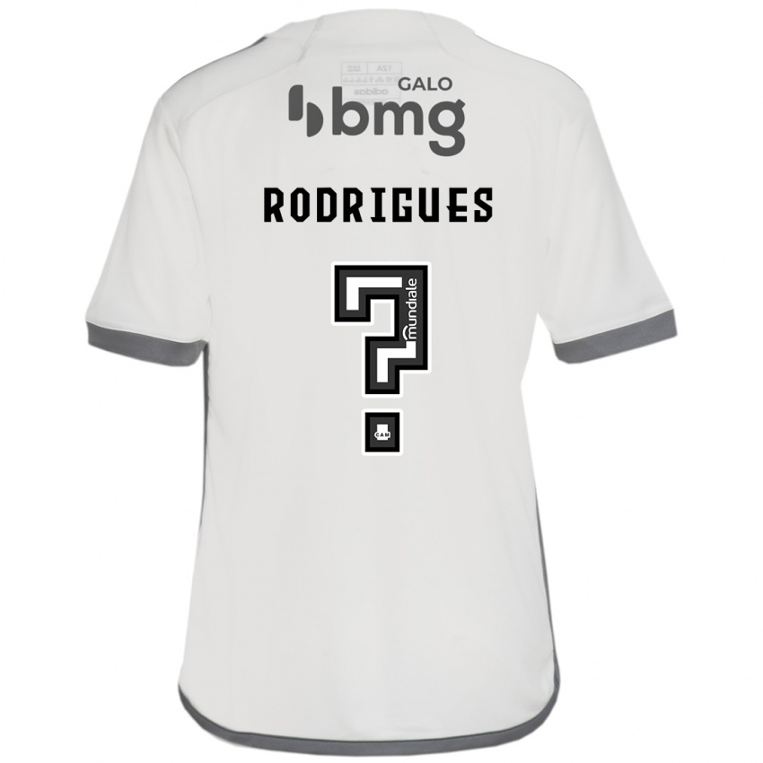 Hombre Camiseta Vinicius Rodrigues #0 Blanquecino 2ª Equipación 2024/25 La Camisa Perú