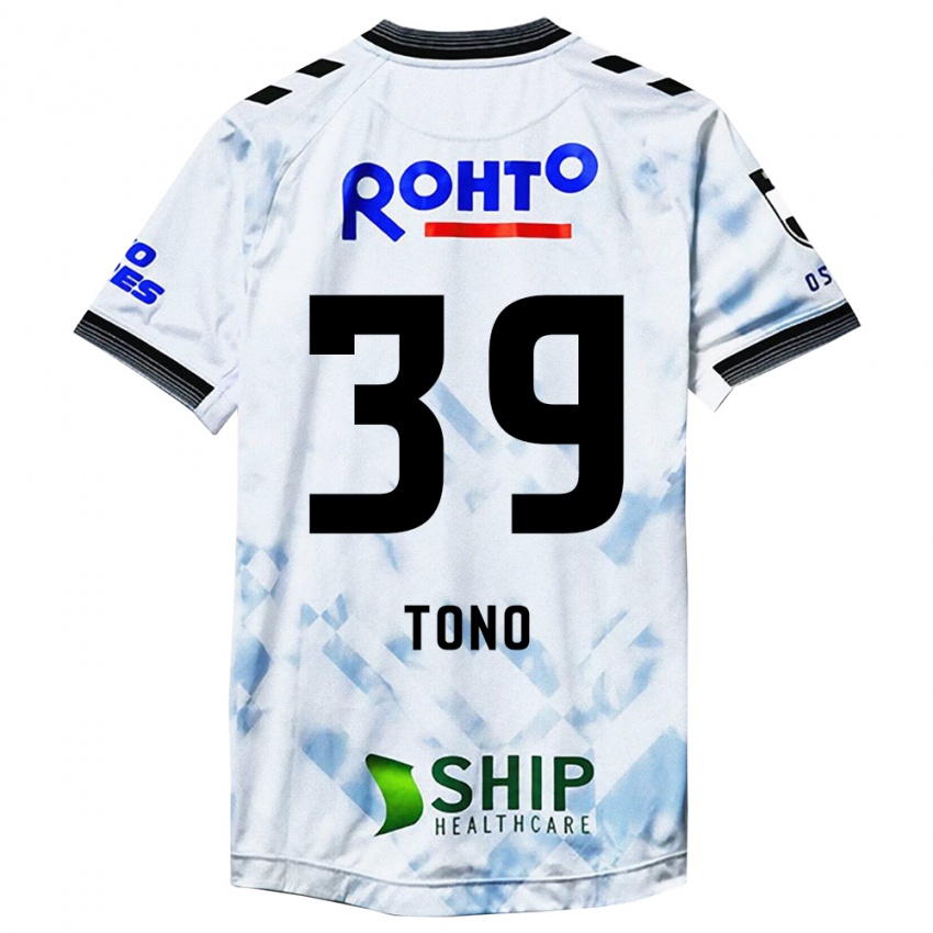 Hombre Camiseta Taiki Tono #39 Blanco Negro 2ª Equipación 2024/25 La Camisa Perú