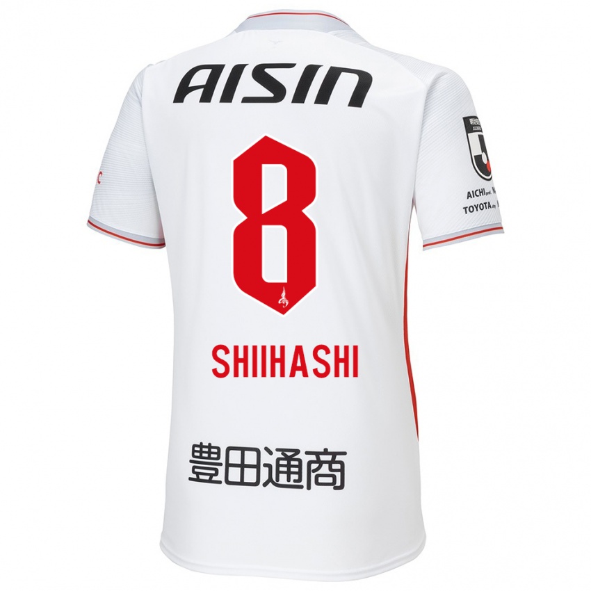 Hombre Camiseta Keiya Shiihashi #8 Blanco Amarillo Rojo 2ª Equipación 2024/25 La Camisa Perú