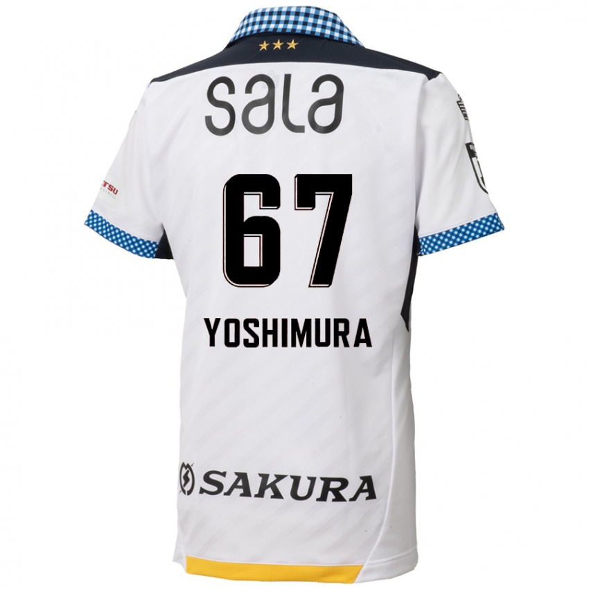 Hombre Camiseta Ryusei Yoshimura #67 Blanco Negro 2ª Equipación 2024/25 La Camisa Perú