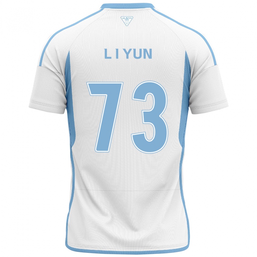 Hombre Camiseta Il-Lok Yun #73 Blanco Azul 2ª Equipación 2024/25 La Camisa Perú