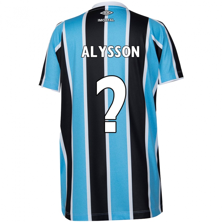 Mujer Camiseta Alysson #0 Azul Negro Blanco 1ª Equipación 2024/25 La Camisa Perú