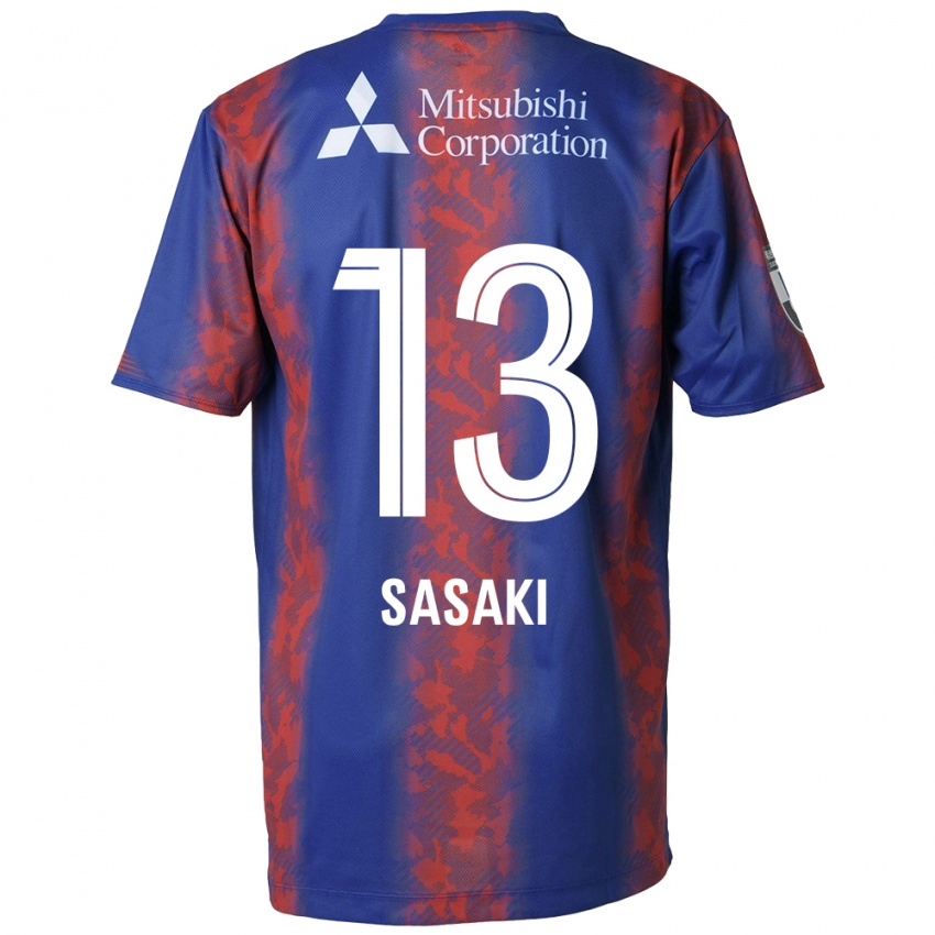 Mujer Camiseta Shoei Sasaki #13 Azul Rojo 1ª Equipación 2024/25 La Camisa Perú