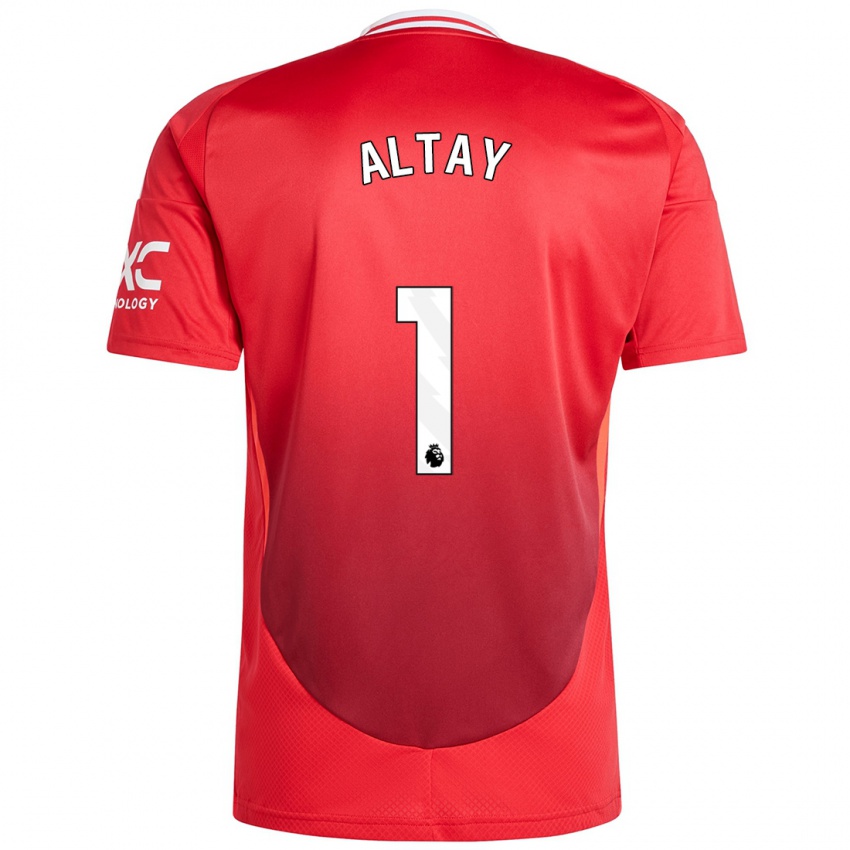 Niño Camiseta Altay Bayindir #1 Rojo Brillante 1ª Equipación 2024/25 La Camisa Perú