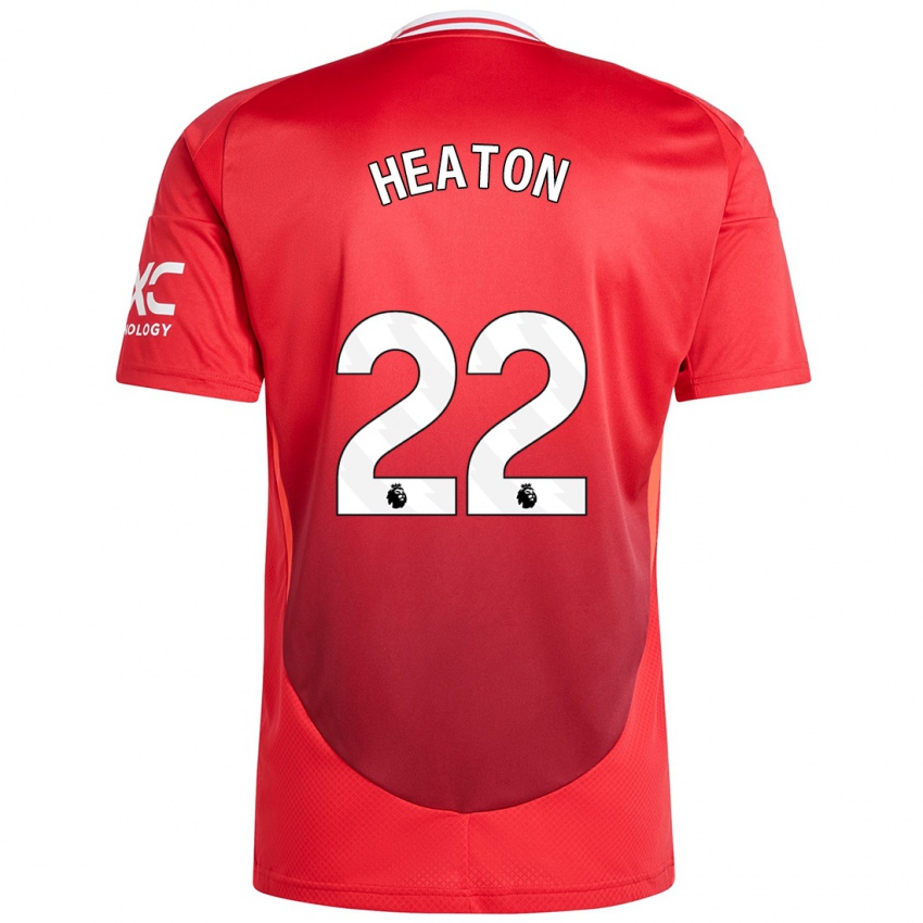 Niño Camiseta Tom Heaton #22 Rojo Brillante 1ª Equipación 2024/25 La Camisa Perú