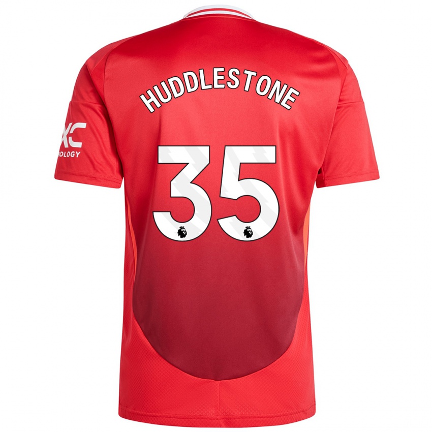 Niño Camiseta Tom Huddlestone #35 Rojo Brillante 1ª Equipación 2024/25 La Camisa Perú