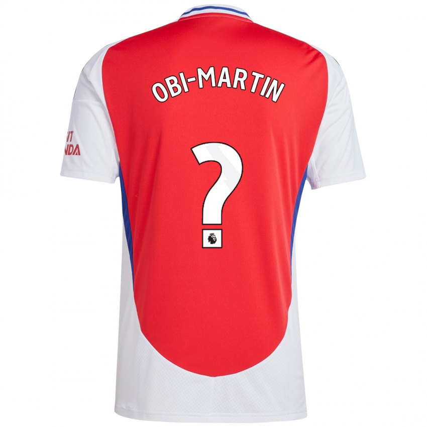 Niño Camiseta Chido Obi-Martin #0 Rojo Blanco 1ª Equipación 2024/25 La Camisa Perú