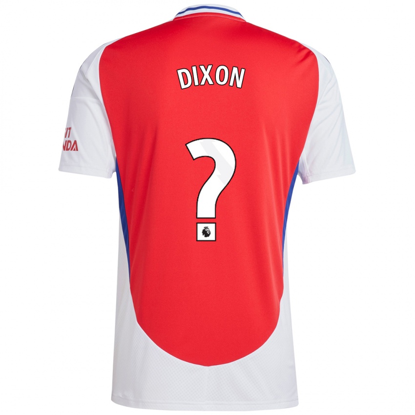 Niño Camiseta Danny Dixon #0 Rojo Blanco 1ª Equipación 2024/25 La Camisa Perú