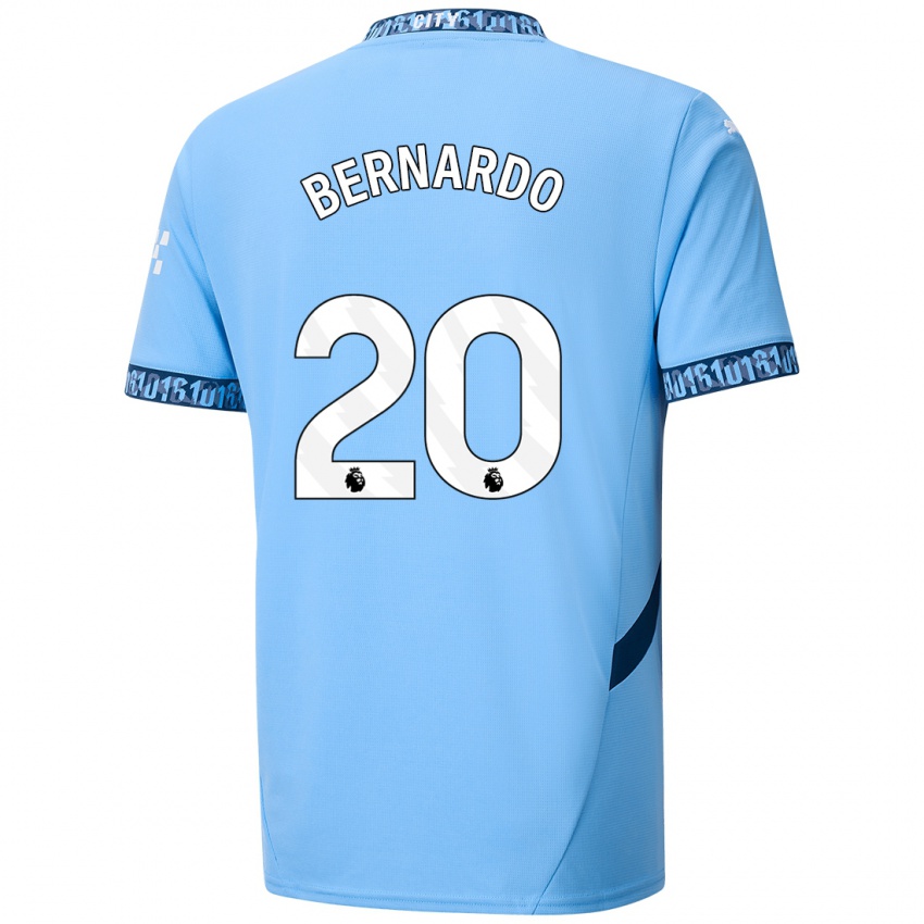 Niño Camiseta Bernardo Silva #20 Azul Marino 1ª Equipación 2024/25 La Camisa Perú