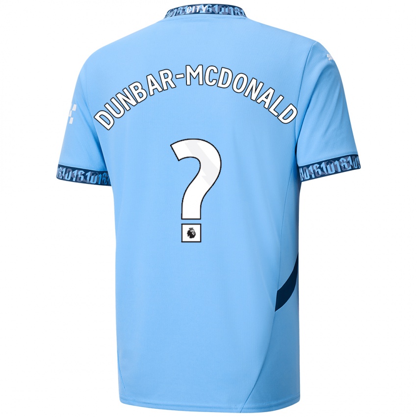 Niño Camiseta Christian Dunbar-Mcdonald #0 Azul Marino 1ª Equipación 2024/25 La Camisa Perú