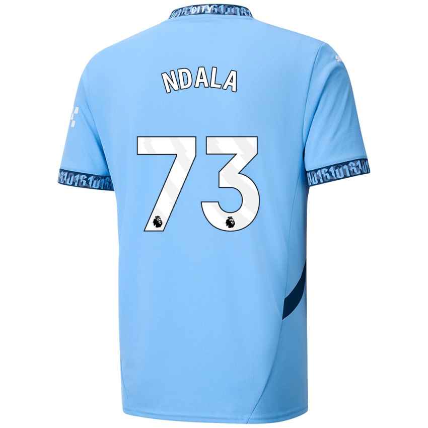 Niño Camiseta Joel Ndala #73 Azul Marino 1ª Equipación 2024/25 La Camisa Perú