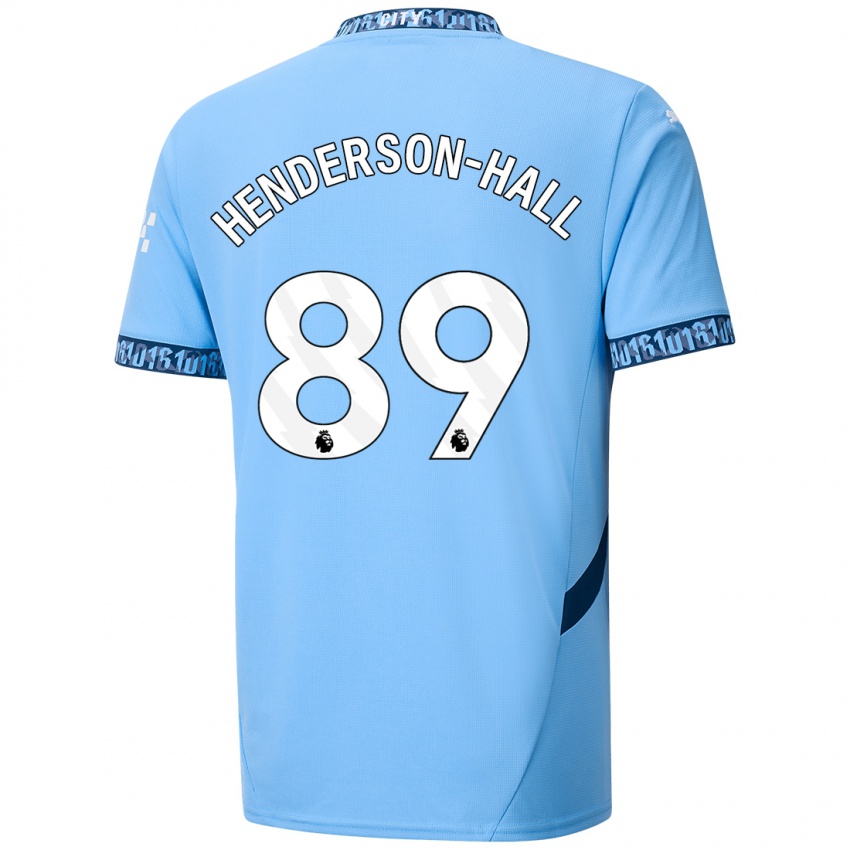 Niño Camiseta Matty Henderson-Hall #89 Azul Marino 1ª Equipación 2024/25 La Camisa Perú