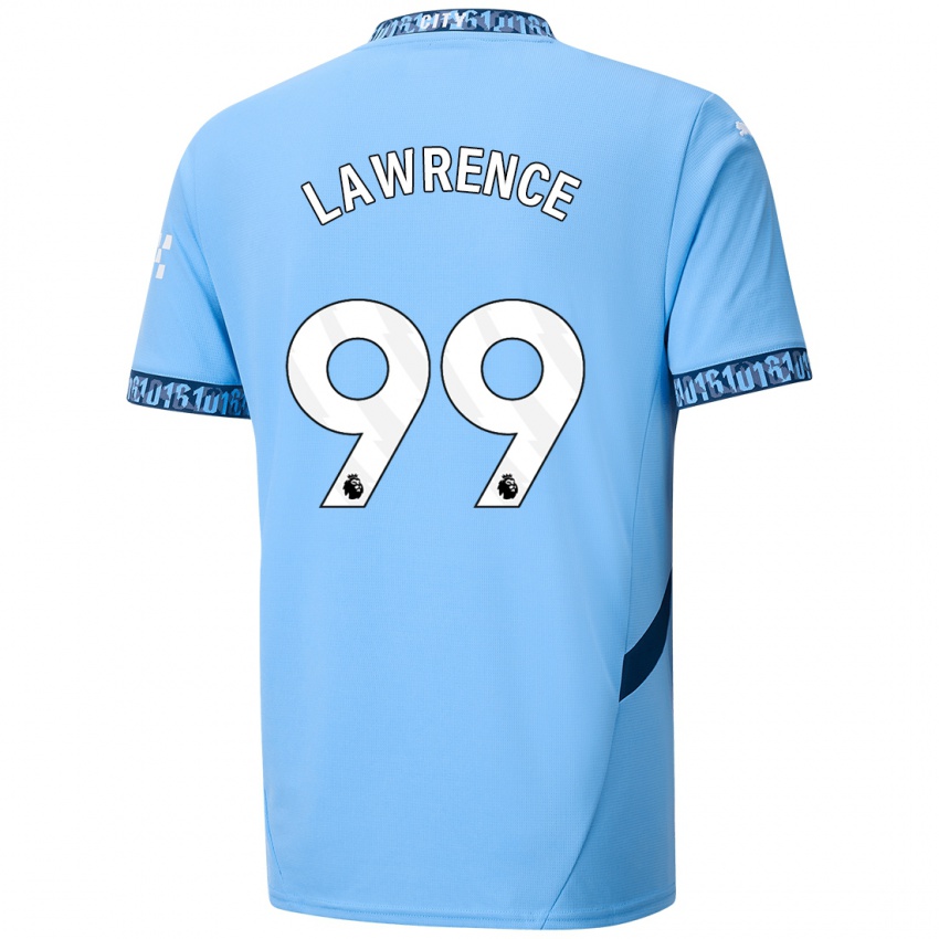 Niño Camiseta Emilio Lawrence #99 Azul Marino 1ª Equipación 2024/25 La Camisa Perú