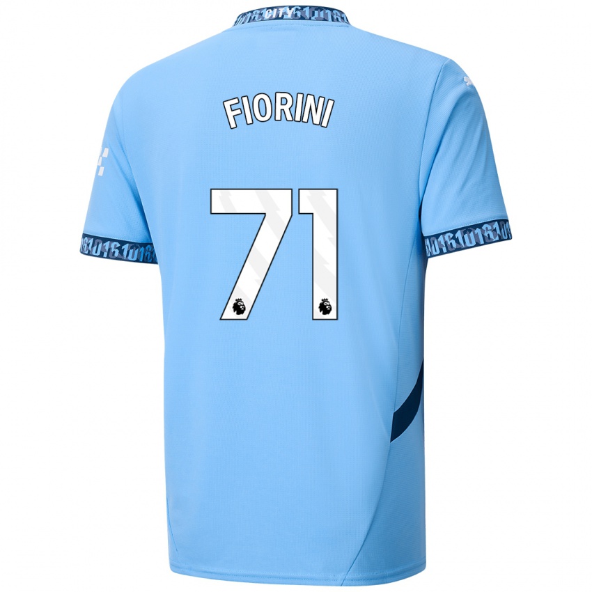 Niño Camiseta Lewis Fiorini #71 Azul Marino 1ª Equipación 2024/25 La Camisa Perú