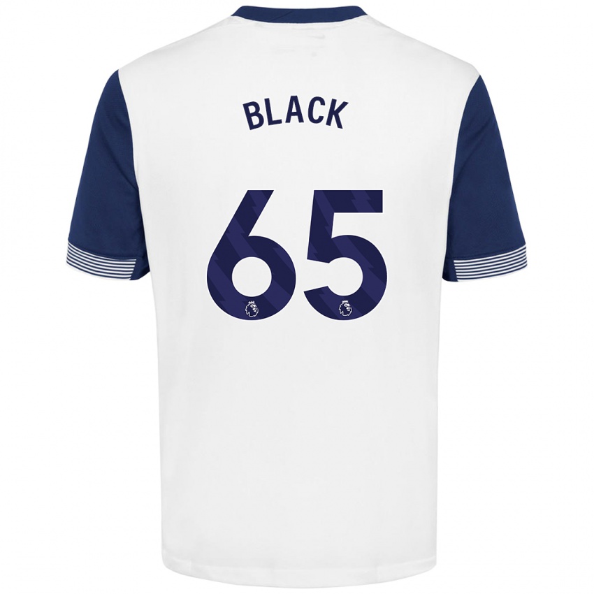 Niño Camiseta Leo Black #65 Blanco Azul 1ª Equipación 2024/25 La Camisa Perú