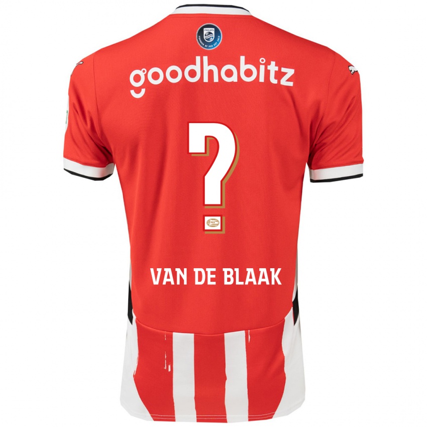 Niño Camiseta Emmanuel Van De Blaak #0 Rojo Blanco 1ª Equipación 2024/25 La Camisa Perú