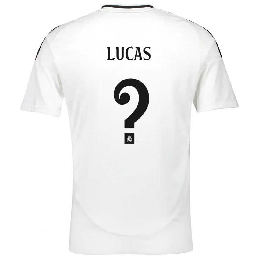 Niño Camiseta Nestor Lucas #0 Blanco 1ª Equipación 2024/25 La Camisa Perú