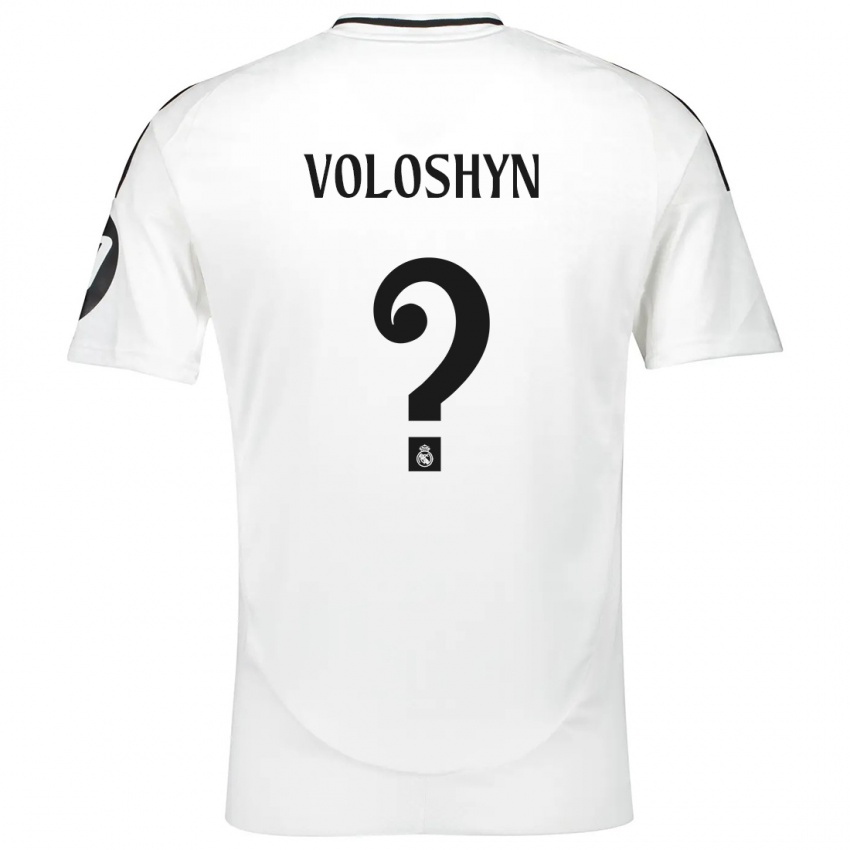 Niño Camiseta Ilya Voloshyn #0 Blanco 1ª Equipación 2024/25 La Camisa Perú