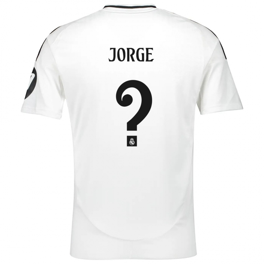 Niño Camiseta Jorge García #0 Blanco 1ª Equipación 2024/25 La Camisa Perú