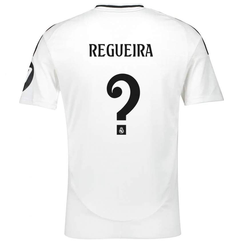 Niño Camiseta Izan Regueira #0 Blanco 1ª Equipación 2024/25 La Camisa Perú