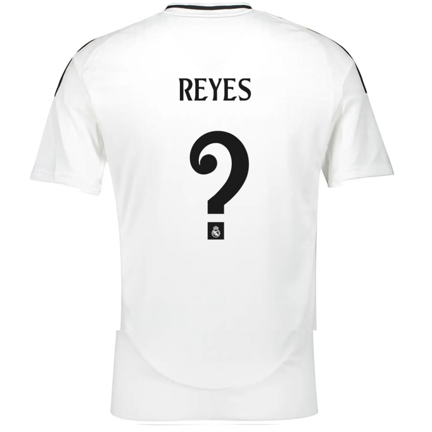 Niño Camiseta José Reyes #0 Blanco 1ª Equipación 2024/25 La Camisa Perú