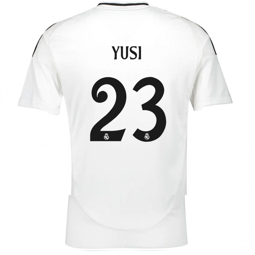 Niño Camiseta Yusi #23 Blanco 1ª Equipación 2024/25 La Camisa Perú