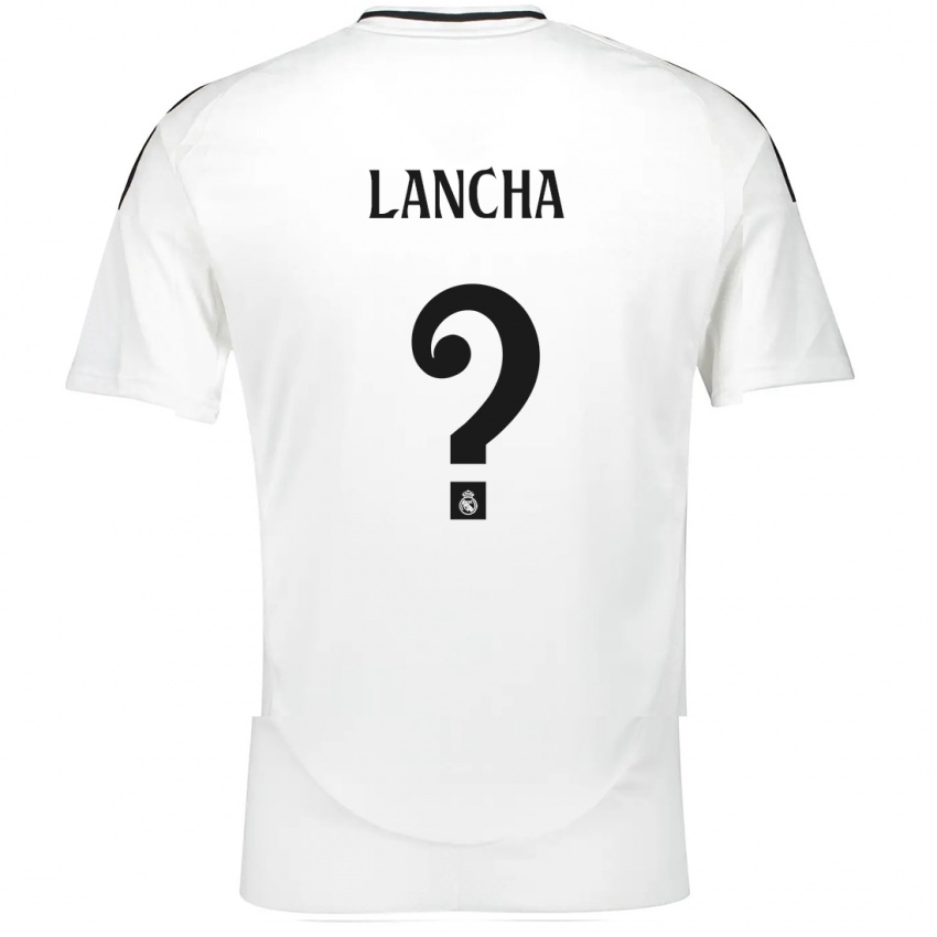 Niño Camiseta Yeray Lancha #0 Blanco 1ª Equipación 2024/25 La Camisa Perú