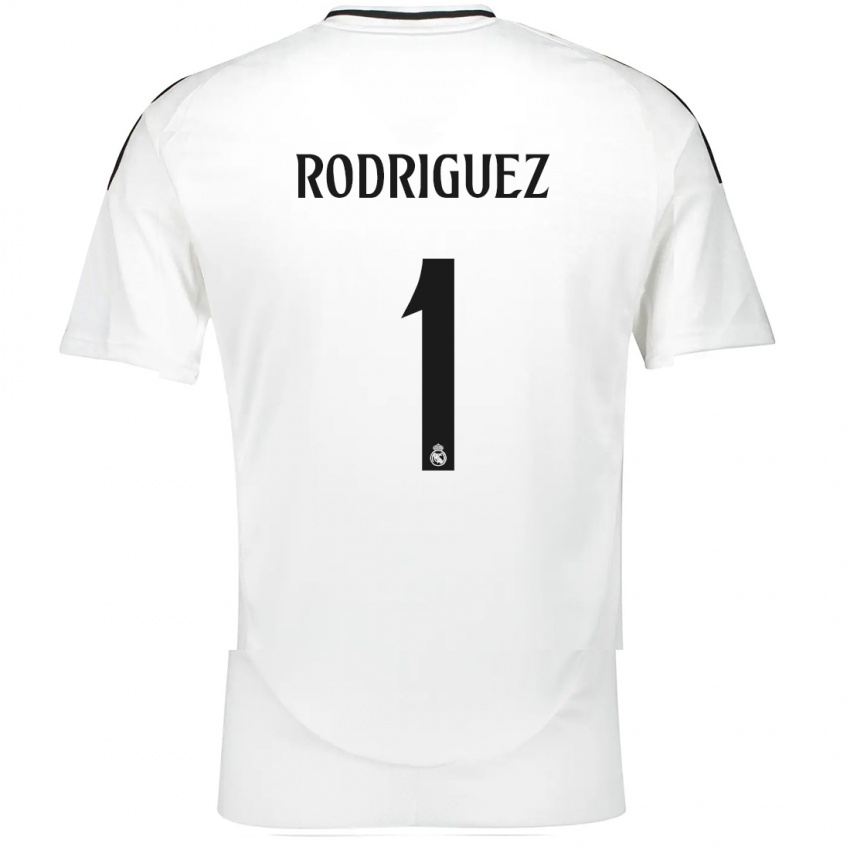 Niño Camiseta Misa Rodriguez #1 Blanco 1ª Equipación 2024/25 La Camisa Perú