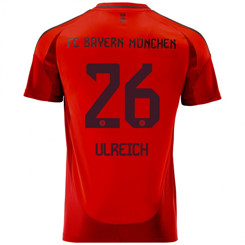 Niño Camiseta Sven Ulreich #26 Rojo 1ª Equipación 2024/25 La Camisa Perú