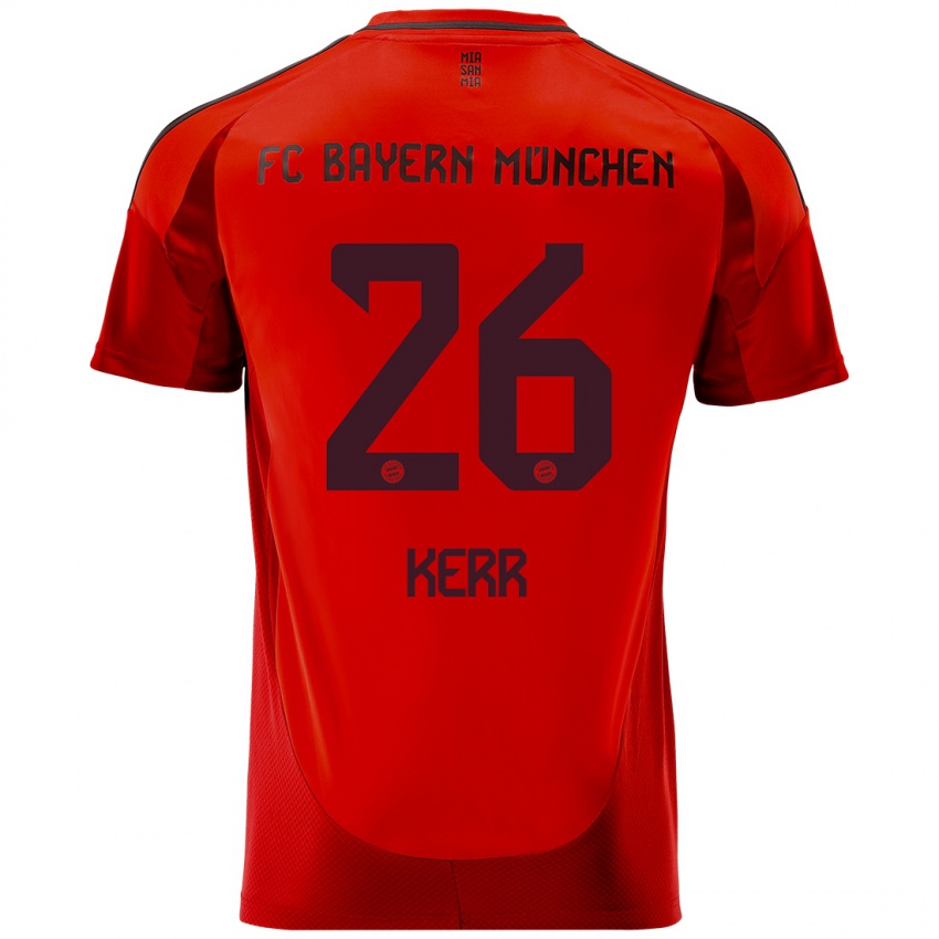 Niño Camiseta Samantha Kerr #26 Rojo 1ª Equipación 2024/25 La Camisa Perú