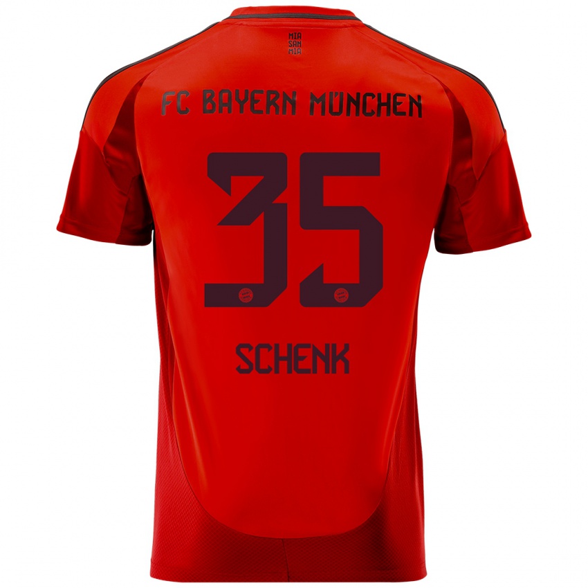 Niño Camiseta Johannes Schenk #35 Rojo 1ª Equipación 2024/25 La Camisa Perú