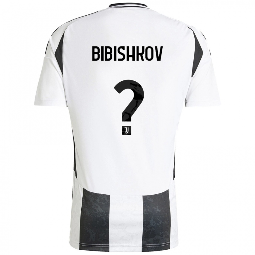 Niño Camiseta Marsel Bibishkov #0 Blanco Negro 1ª Equipación 2024/25 La Camisa Perú