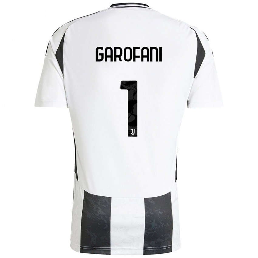 Niño Camiseta Giovanni Garofani #1 Blanco Negro 1ª Equipación 2024/25 La Camisa Perú