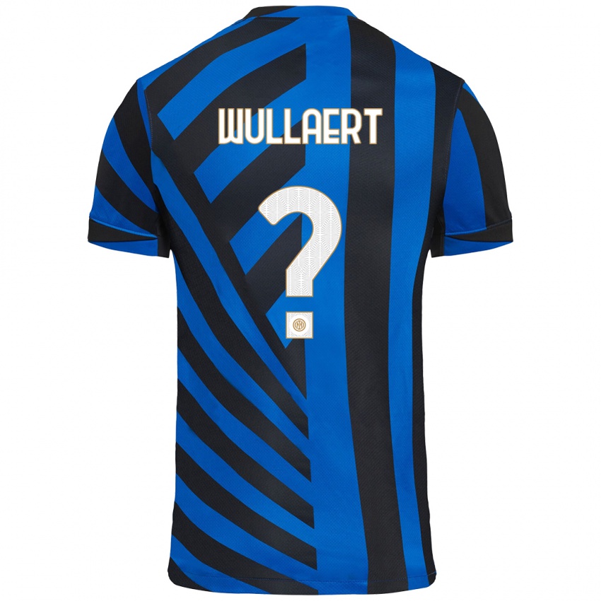 Niño Camiseta Tessa Wullaert #0 Azul Negro 1ª Equipación 2024/25 La Camisa Perú