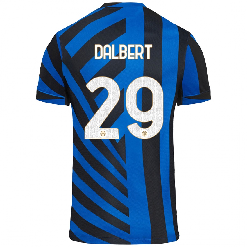 Niño Camiseta Dalbert #29 Azul Negro 1ª Equipación 2024/25 La Camisa Perú