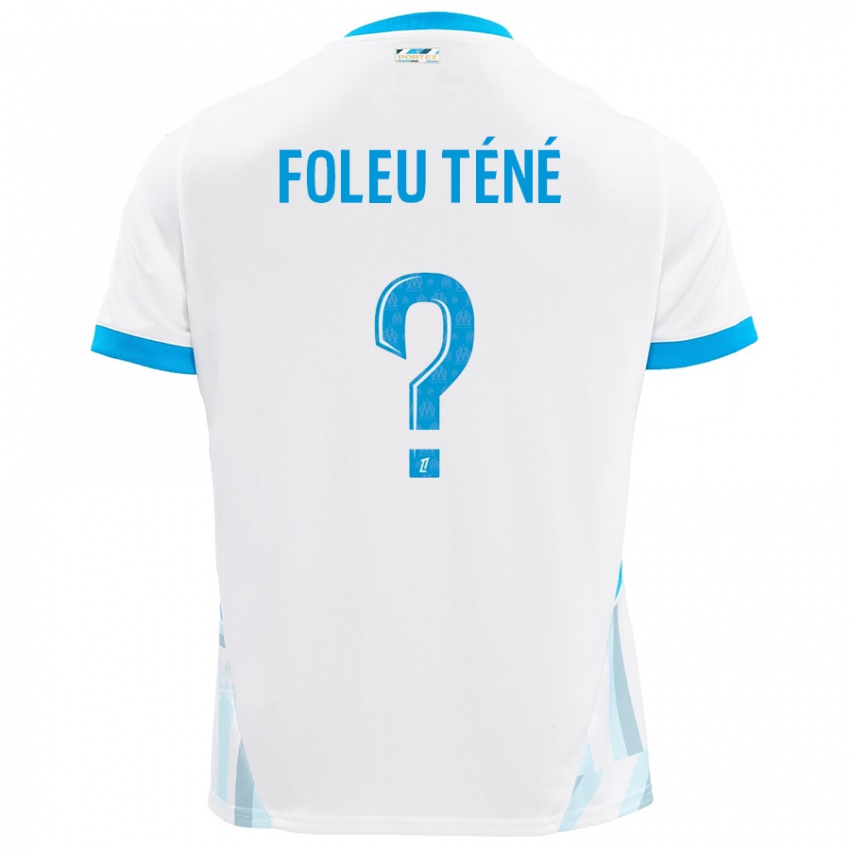 Niño Camiseta Krys Foleu Téné #0 Blanco Azul Cielo 1ª Equipación 2024/25 La Camisa Perú