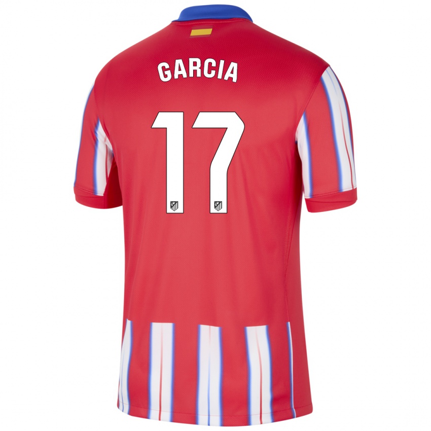 Niño Camiseta Gaby García #17 Rojo Blanco Azul 1ª Equipación 2024/25 La Camisa Perú