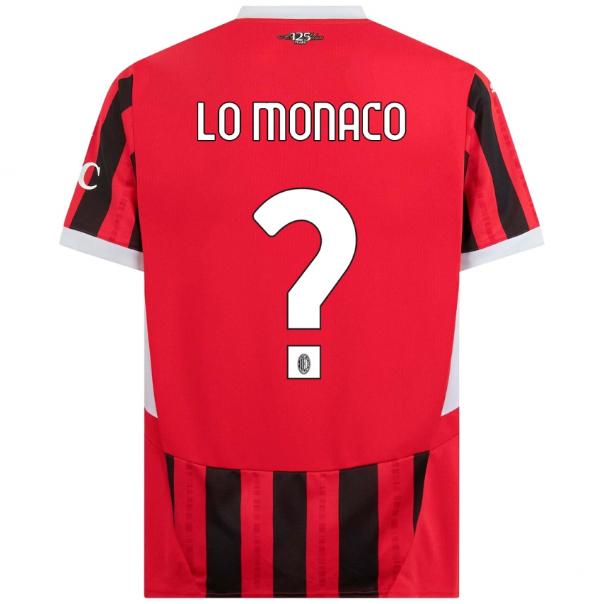 Niño Camiseta Kevin Lo Monaco #0 Rojo Negro 1ª Equipación 2024/25 La Camisa Perú