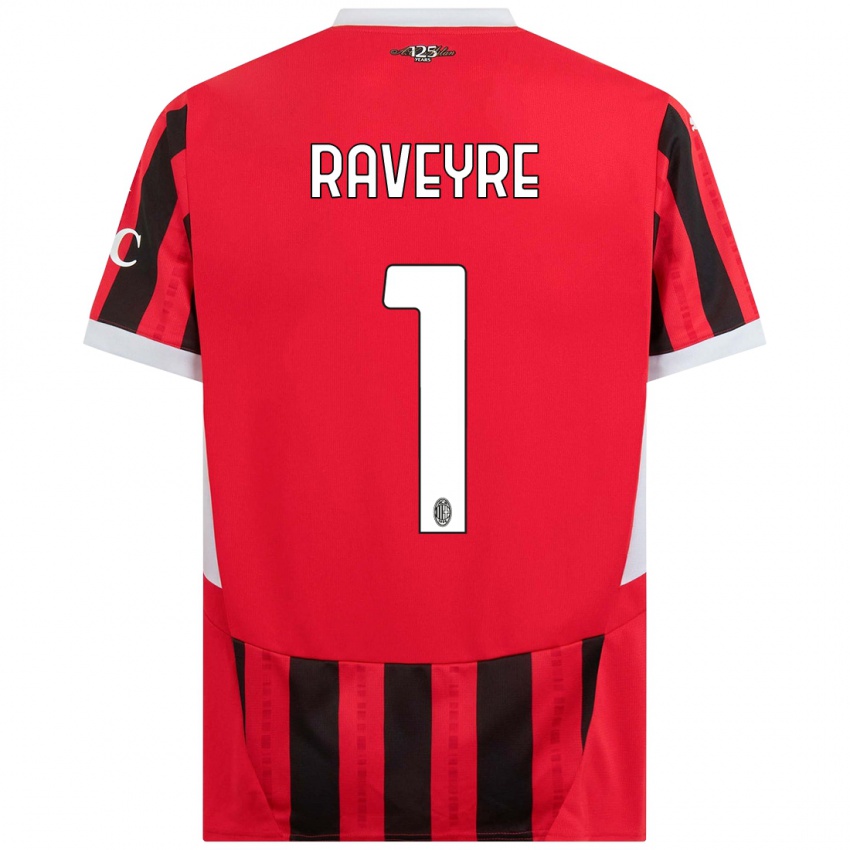 Niño Camiseta Noah Raveyre #1 Rojo Negro 1ª Equipación 2024/25 La Camisa Perú