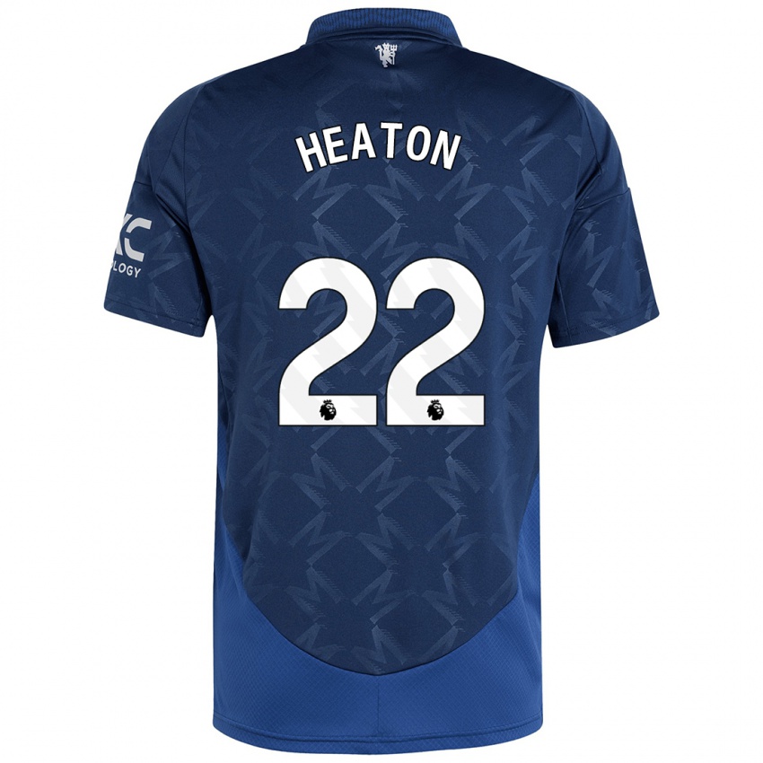 Niño Camiseta Tom Heaton #22 Índigo 2ª Equipación 2024/25 La Camisa Perú