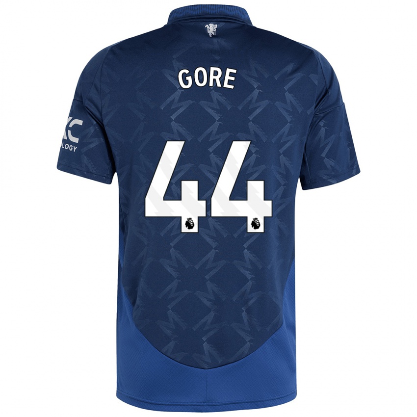 Niño Camiseta Daniel Gore #44 Índigo 2ª Equipación 2024/25 La Camisa Perú