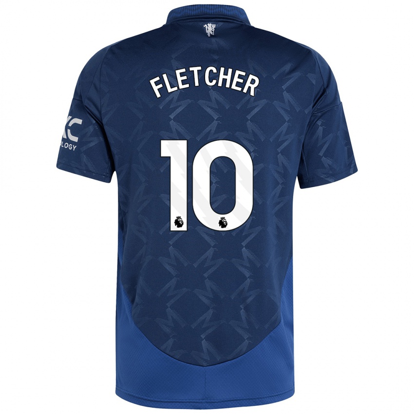 Niño Camiseta Jack Fletcher #10 Índigo 2ª Equipación 2024/25 La Camisa Perú