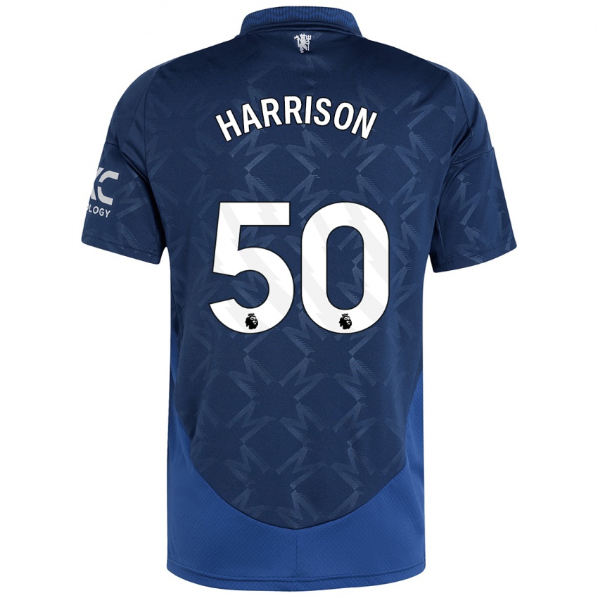 Niño Camiseta Elyh Harrison #50 Índigo 2ª Equipación 2024/25 La Camisa Perú