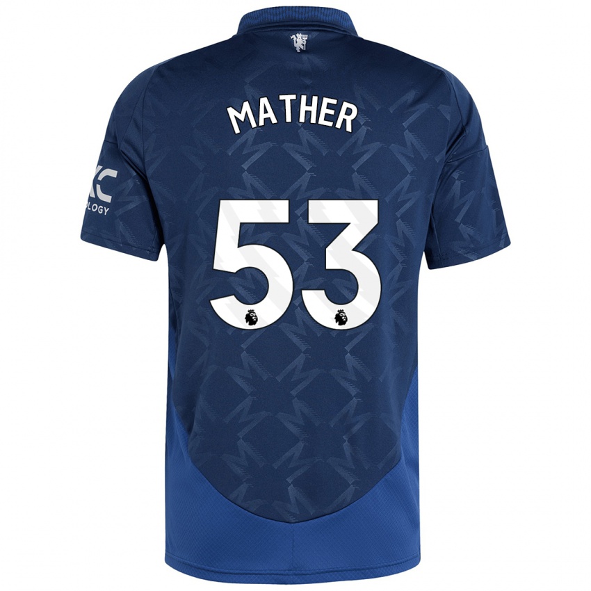 Niño Camiseta Sam Mather #53 Índigo 2ª Equipación 2024/25 La Camisa Perú