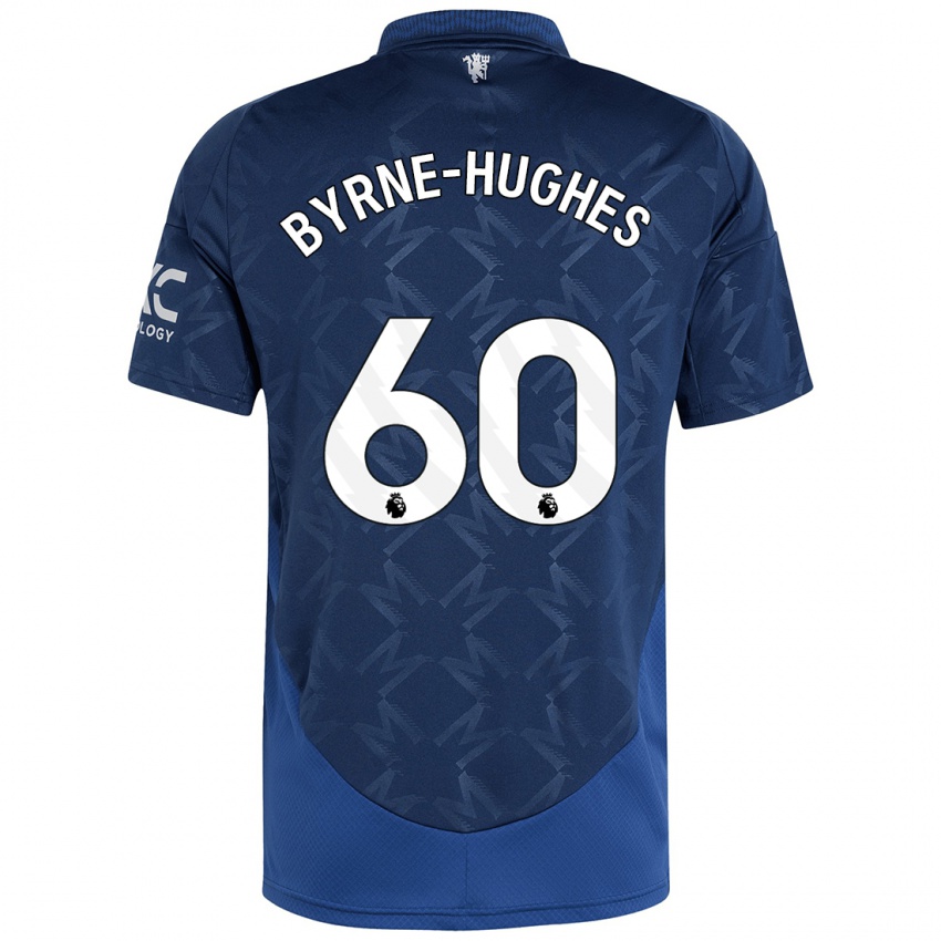 Niño Camiseta Cameron Byrne-Hughes #60 Índigo 2ª Equipación 2024/25 La Camisa Perú